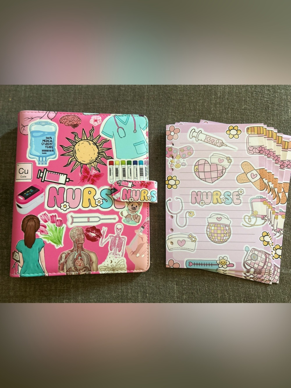 Nurse A5 Binder with Refill Paper